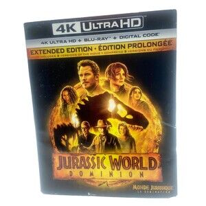 Jurassic world : Dominion - (2 discs) 4K ultra HD  Blu-ray with slipcover